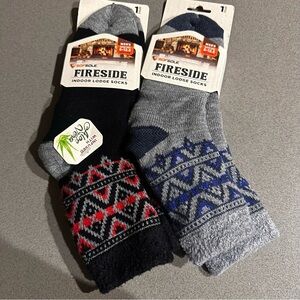 Sof Sole Fireside Indoor Lodge Socks Men’s 8–12.5 NEW Cozy Cabin Slipper Socks